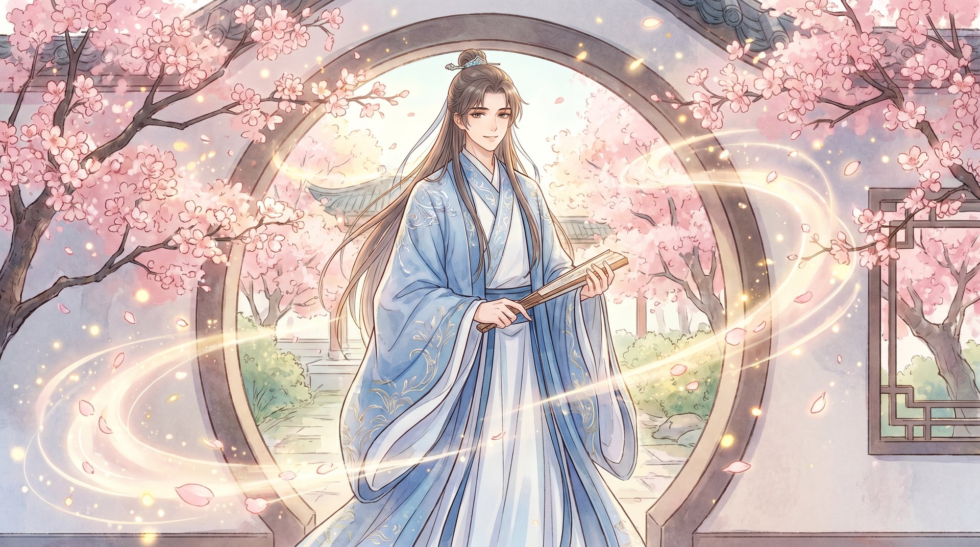 51视频动漫-古风少年游园记